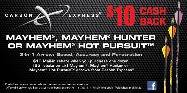 10 dollars back from Carbon Express rebate 10 dollars back from Carbon Express rebate